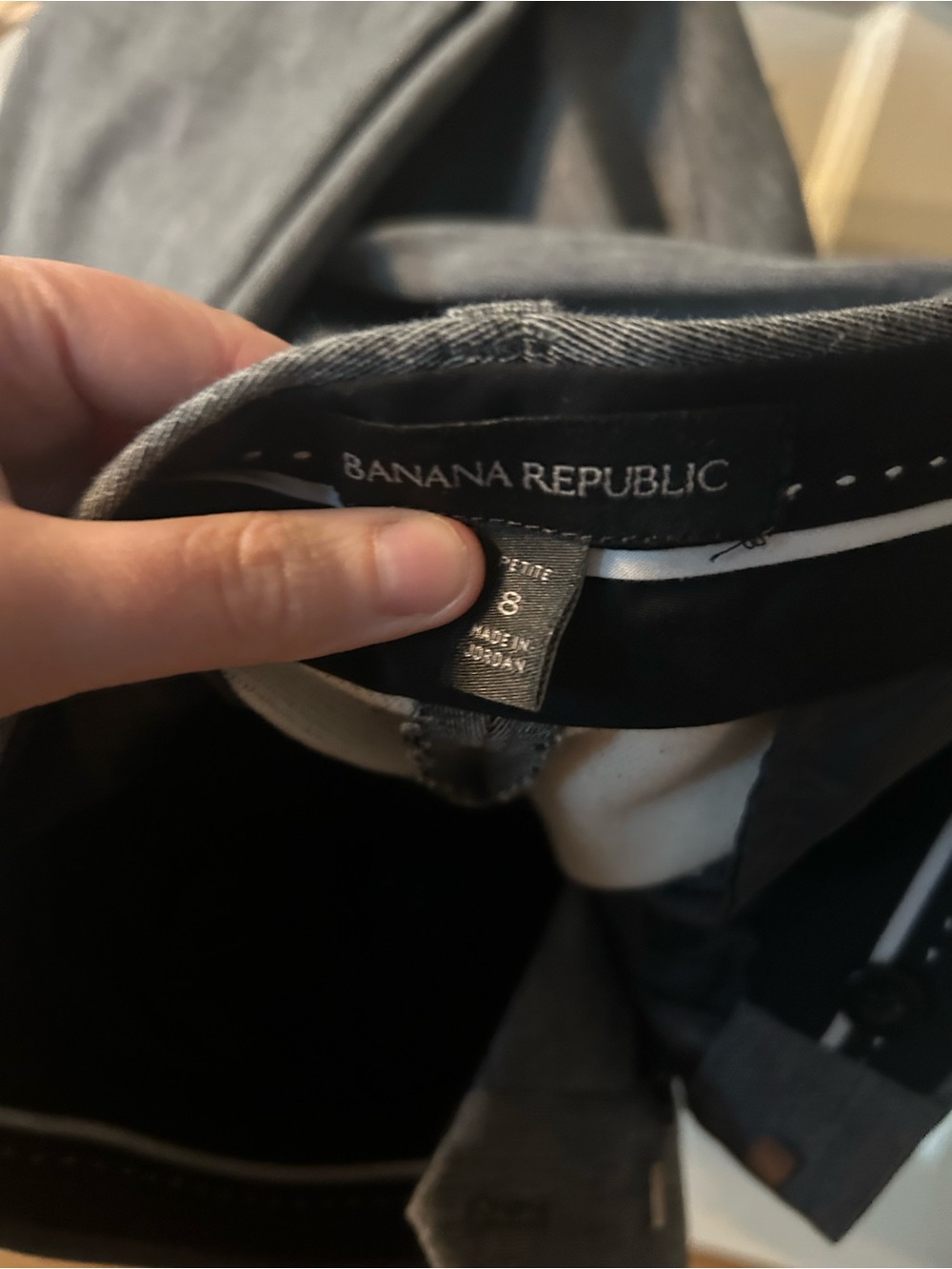 Banana Republic Charcoal Gray Dress Pants - Picture 3 of 5